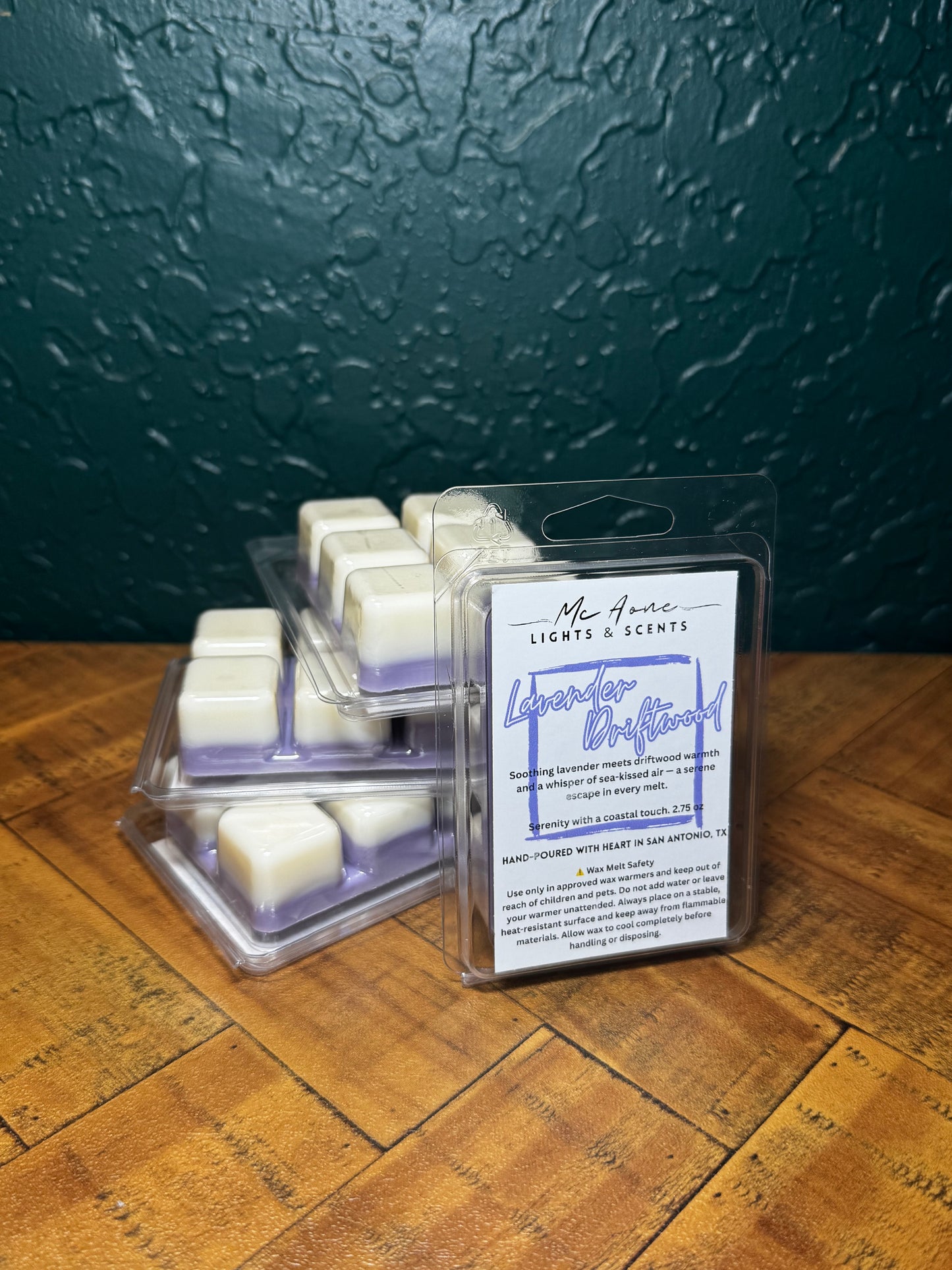 💜 Lavender Driftwood - 6-cavity clamshell 2.75oz