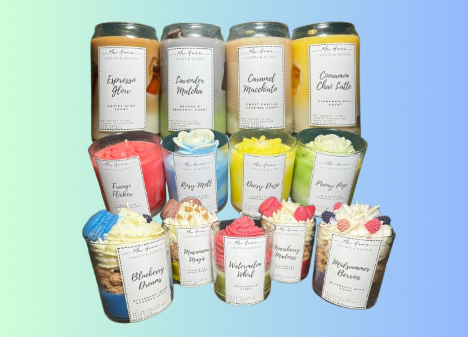 Decorative Candle Collection - Limited Only - Local (within the area) Delivery Only for now
