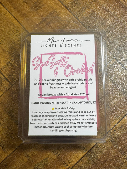 🌊 Sea Salt & Orchid - 6-cavity clamshell 2.75oz